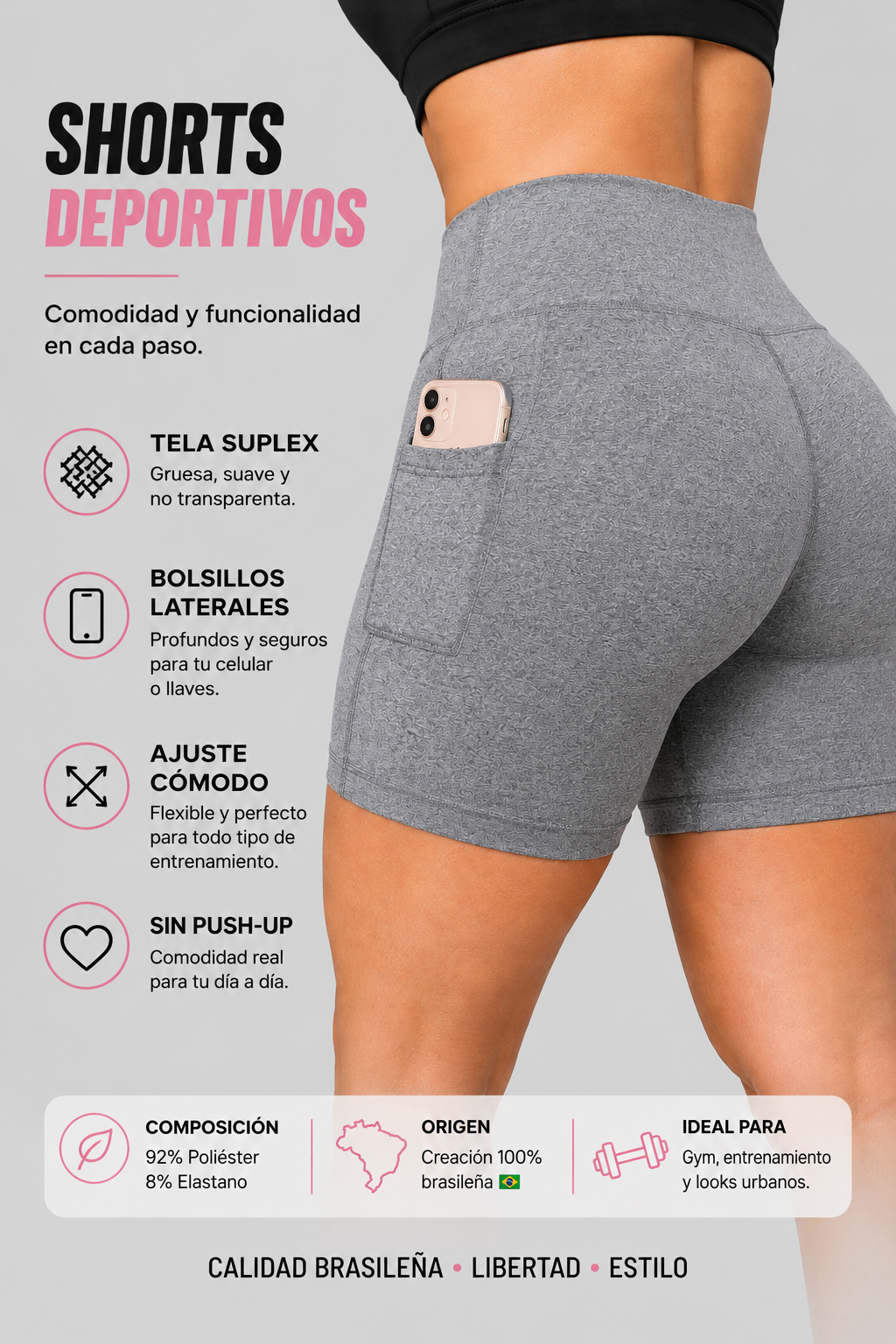 Shorts río Brasileño