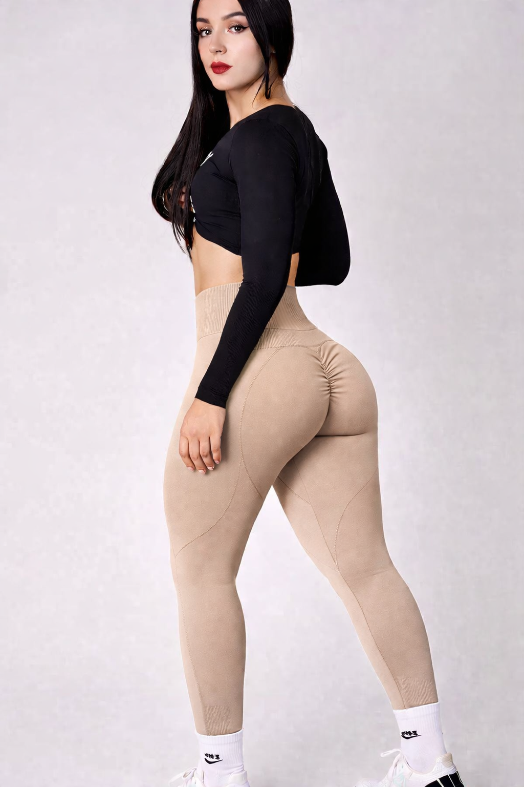 Calza Push Up pretina gruesa