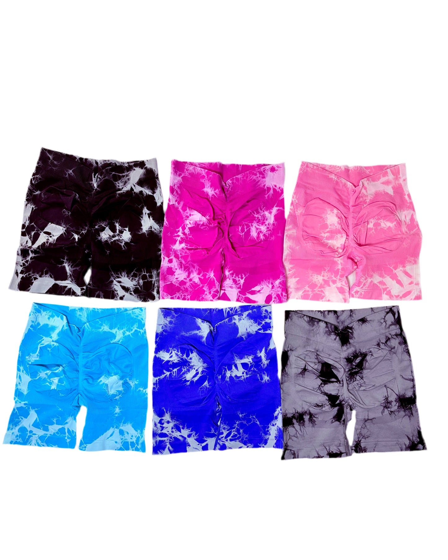 Box 6 Shorts Tydie doble Push Up corte V