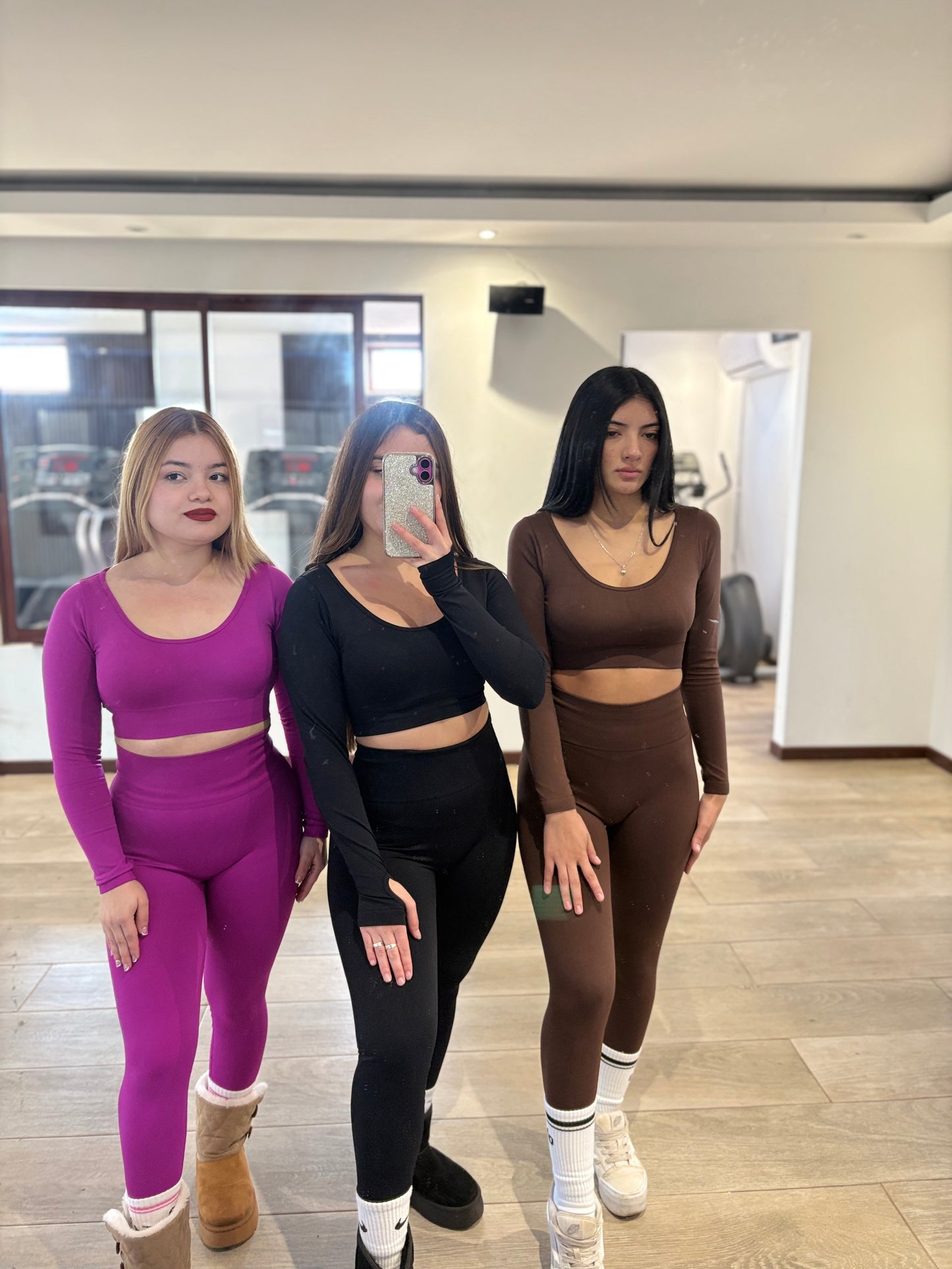 Conjunto Yoga manga larga