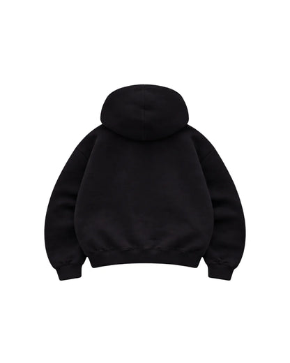 Hoodie Manga Globo Zip Black