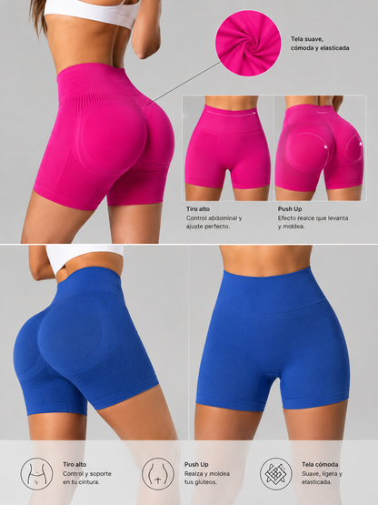 Shorts push up lisos