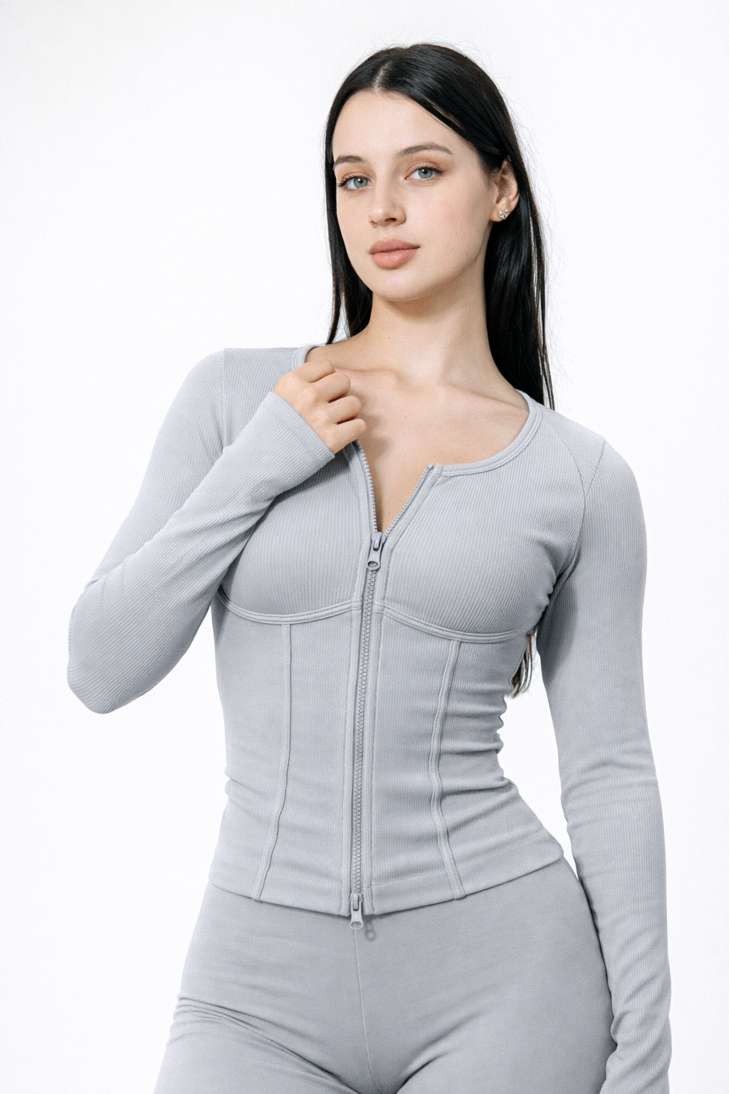 Chaqueta deportiva con cierre