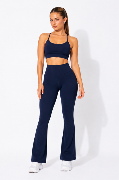 Calza Flare Sin Push Up Brasileña