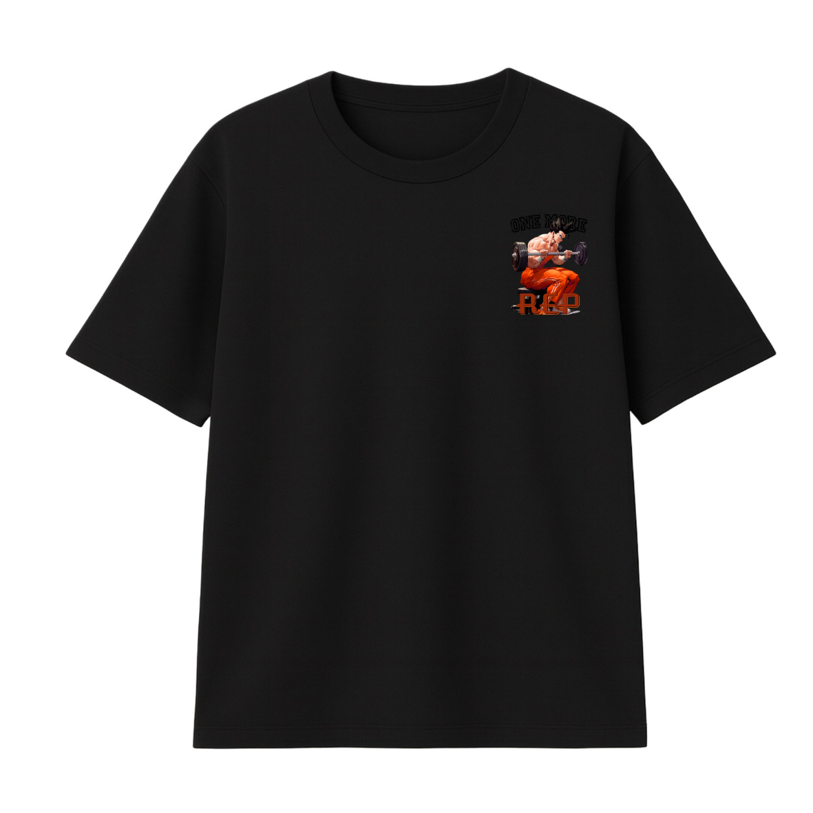 Polera Oversize Gym Goku Pesas Espalda