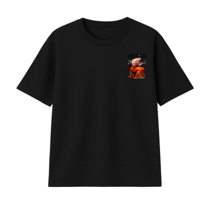 Polera Oversize Gym Goku Pesas Espalda