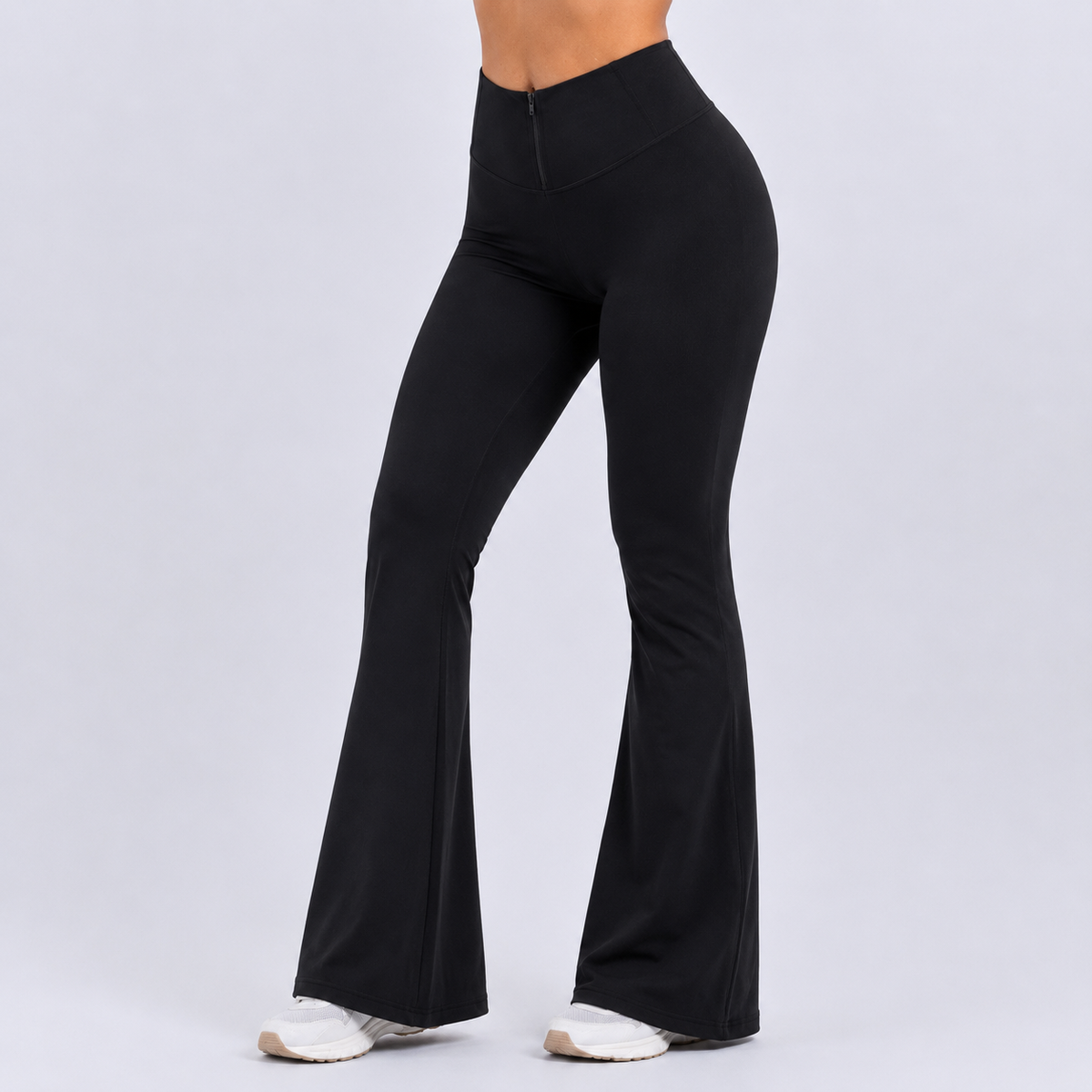 Calza Flare Efecto Faja con Cierre