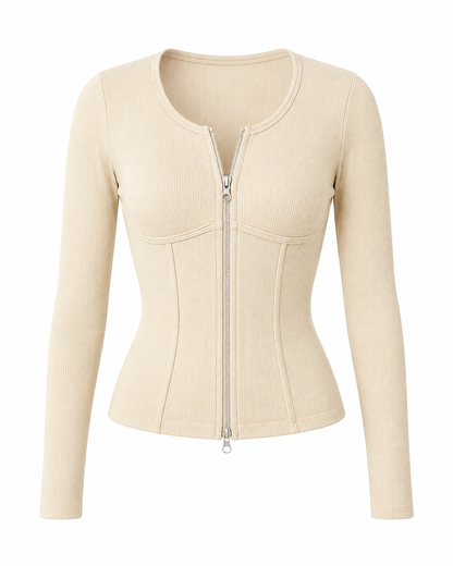 Chaqueta Crema
