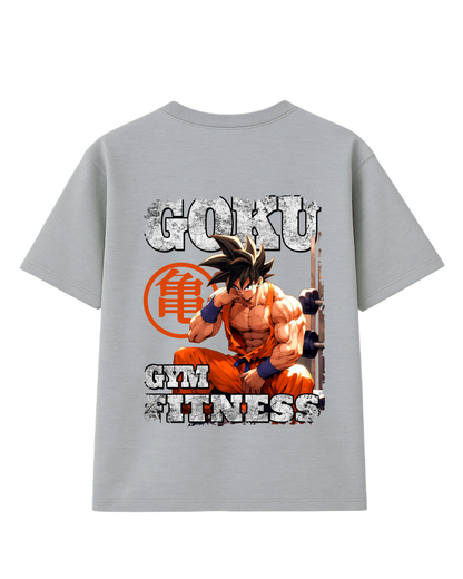 Polera Oversize Gym Goku Espalda