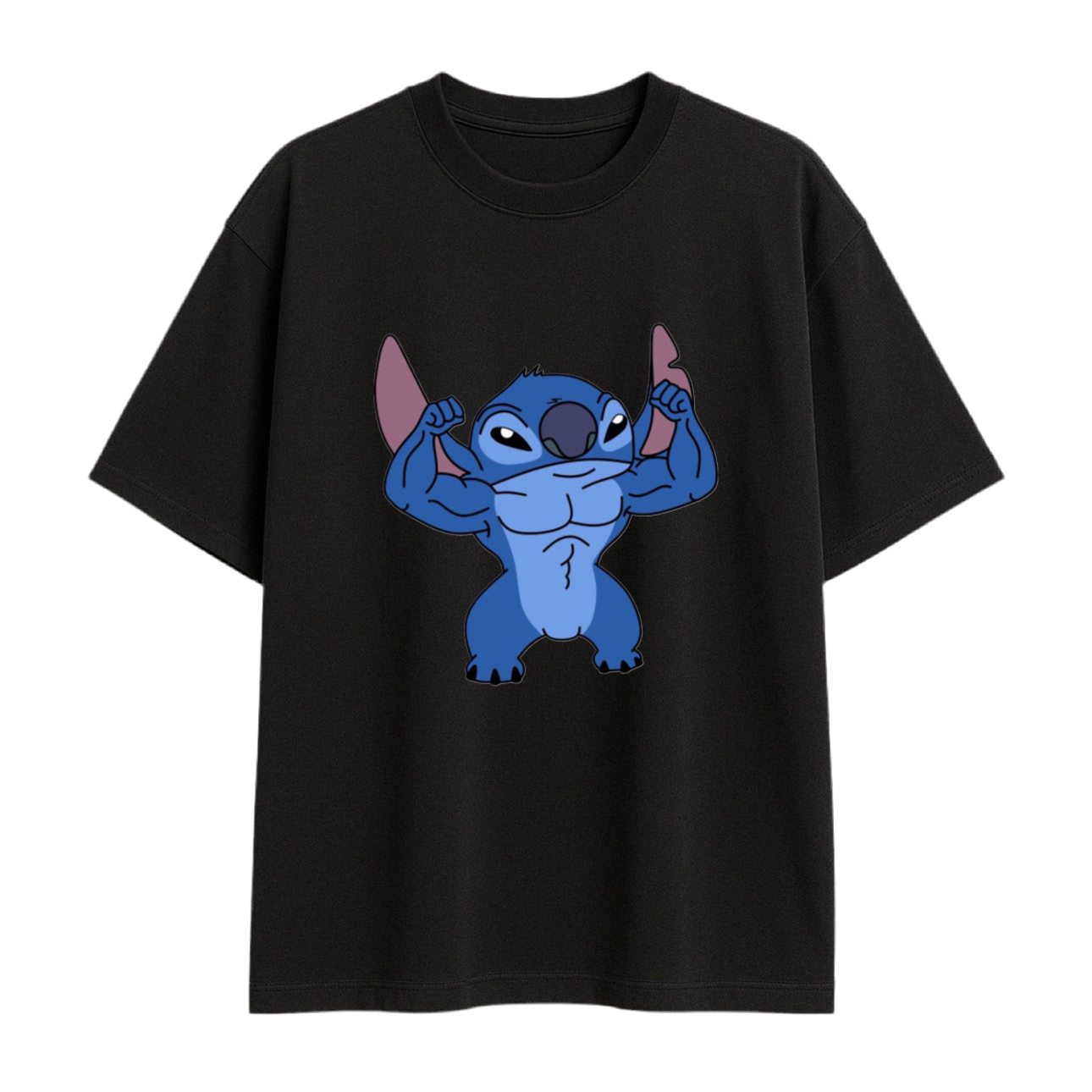Polera Oversize Lilo Stich Musculoso