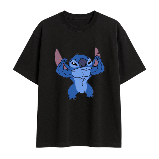 Polera Oversize Lilo Stich Musculoso