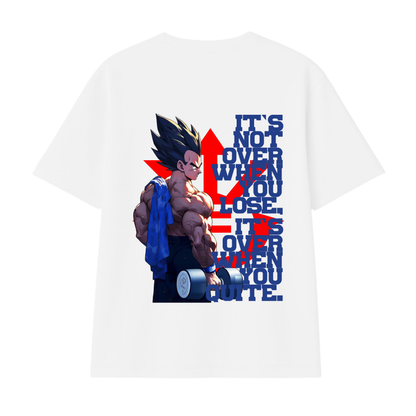 Polera Oversize Gym Vegeta Espalda