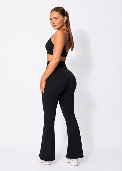 Calza Flare Sin Push Up Brasileña