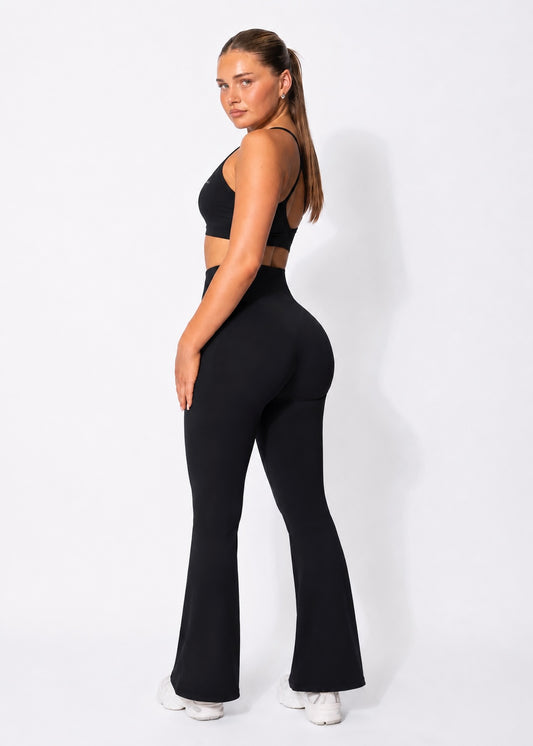 Calza Flare Sin Push Up Brasileña