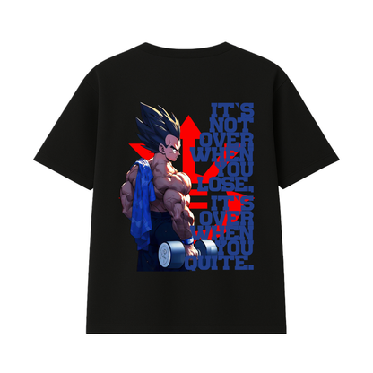 Polera Oversize Gym Vegeta Espalda