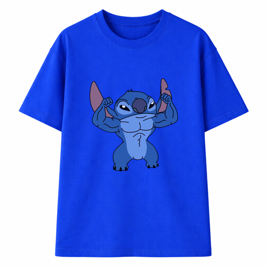 Polera Oversize Lilo Stich Musculoso