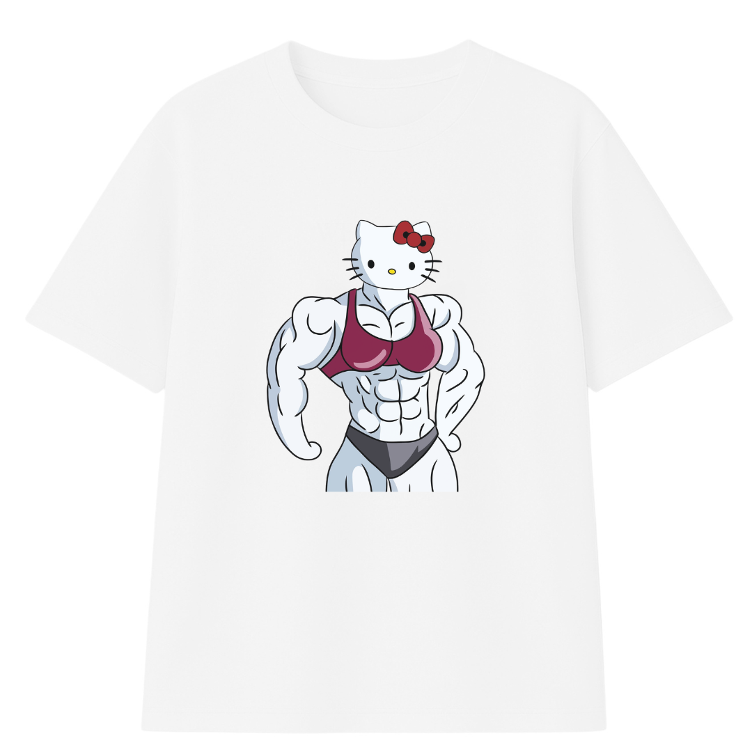 Polera Oversize Kitty Musculosa