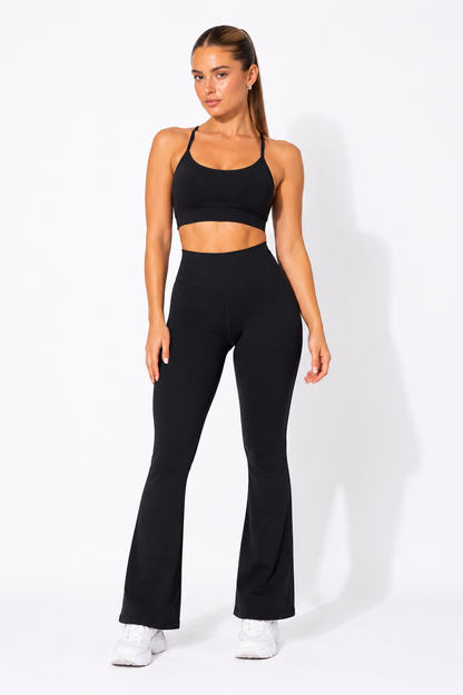 Calza Flare Sin Push Up Brasileña