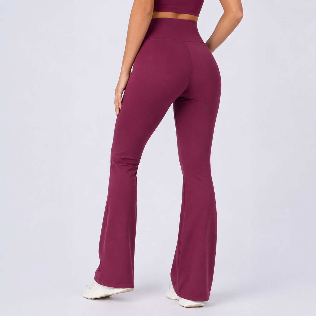 Calza Flare Efecto Faja con Cierre
