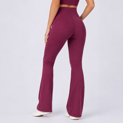 Calza Flare Efecto Faja con Cierre
