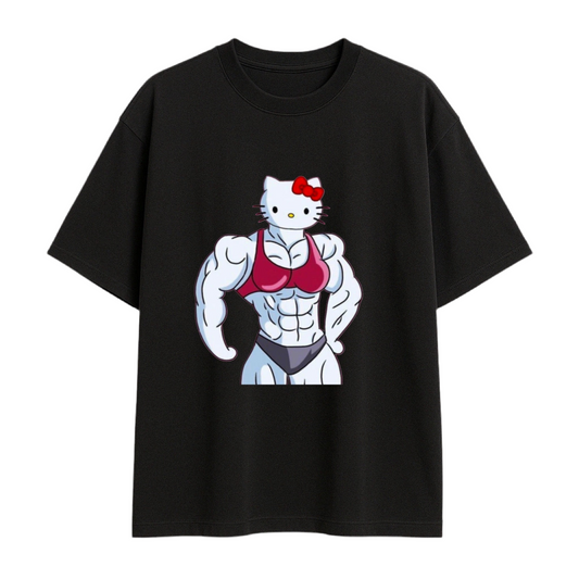 Polera Oversize Kitty Musculosa