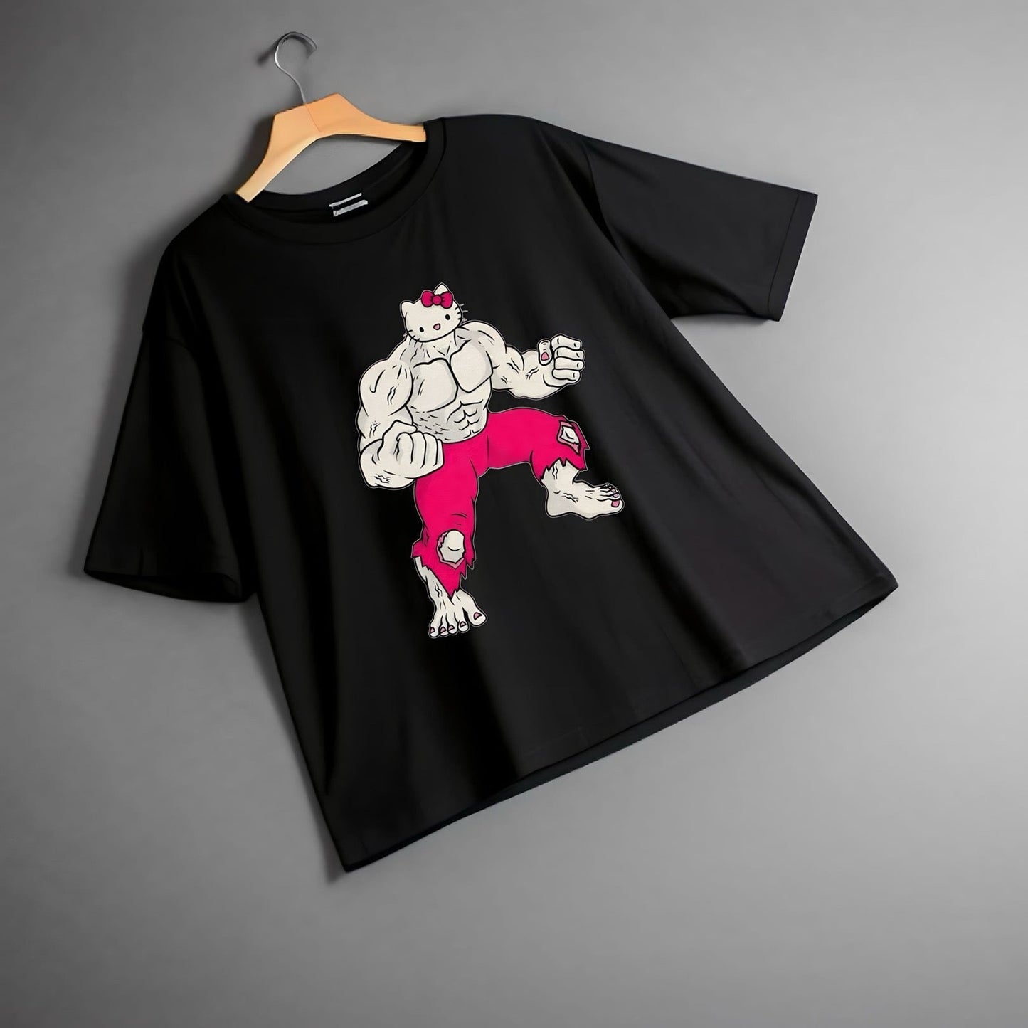 Polera Oversize Hello kitty Gym