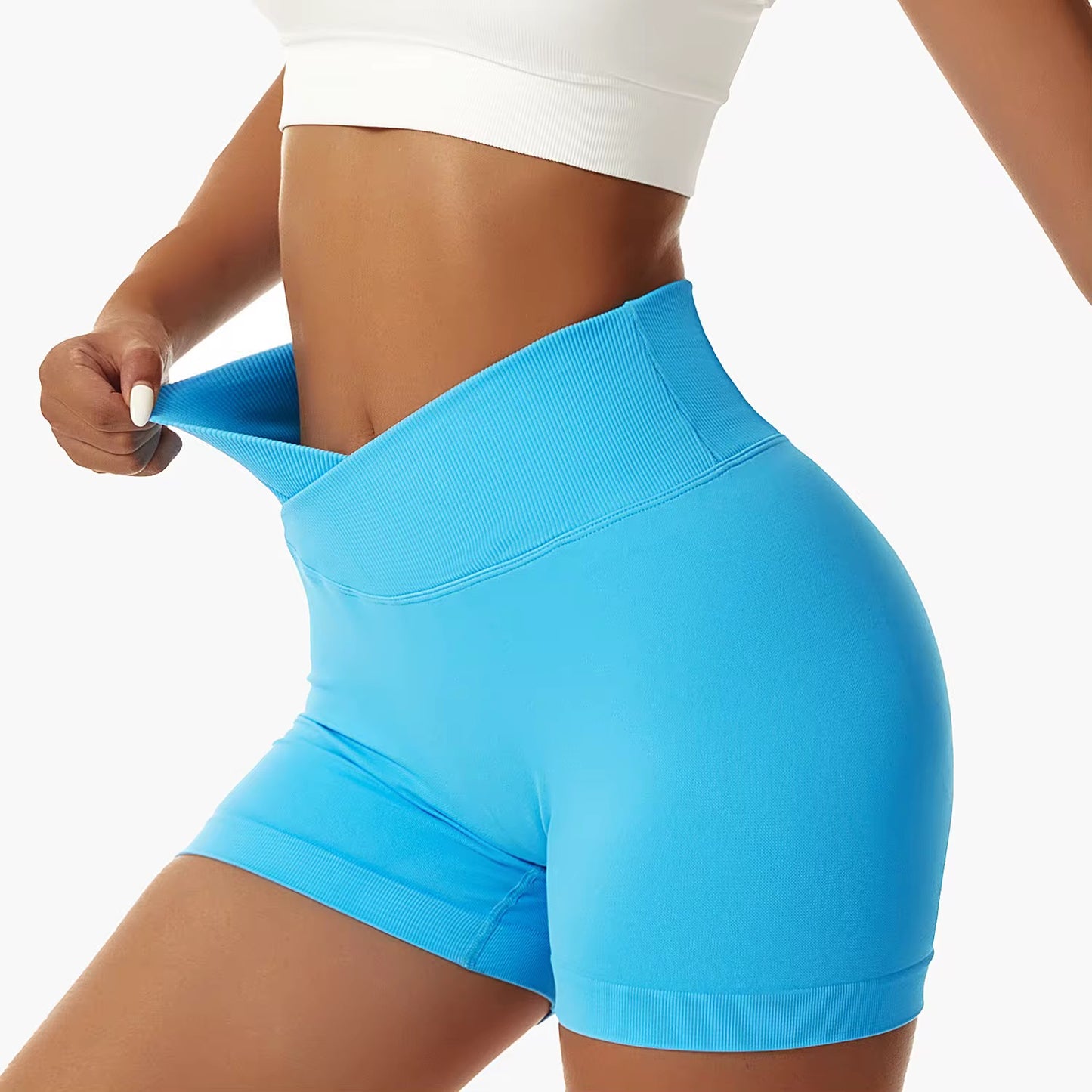 Shorts Push Up pretina V Cintura de Avispa