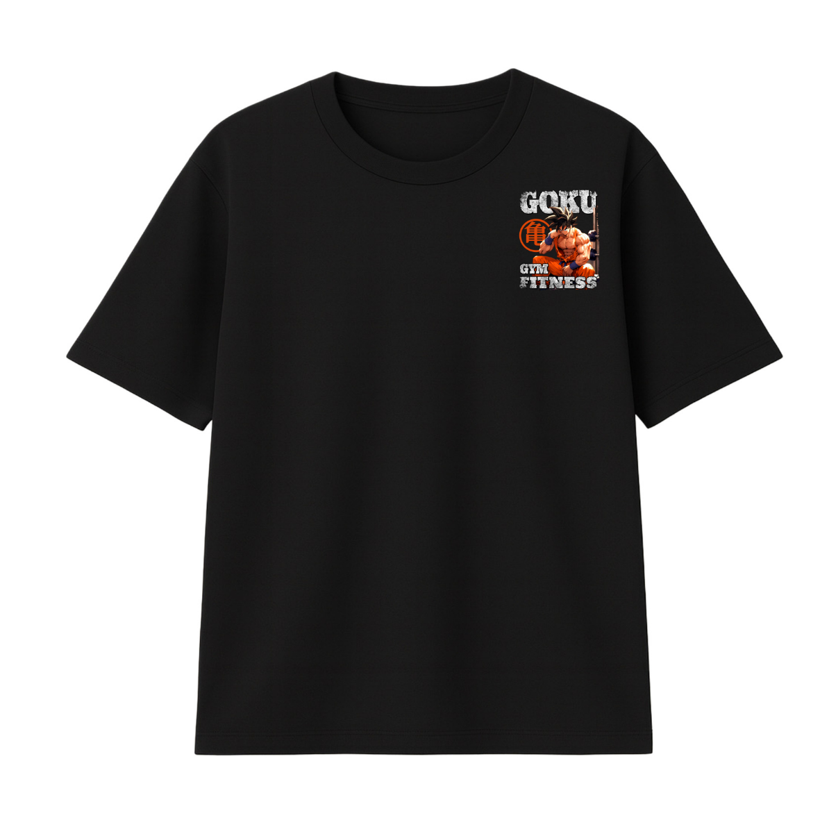 Polera Oversize Gym Goku Espalda