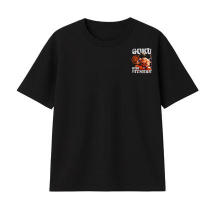 Polera Oversize Gym Goku Espalda
