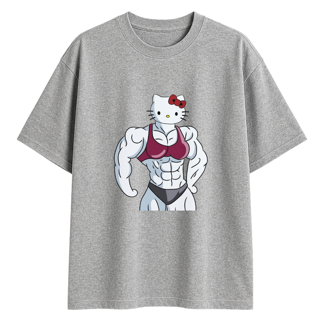 Polera Oversize Kitty Musculosa
