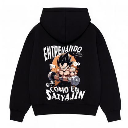 Poleron Vegeta entrenando como Saijayin
