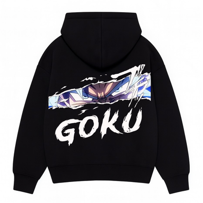 Poleron Ojos Goku Espalda