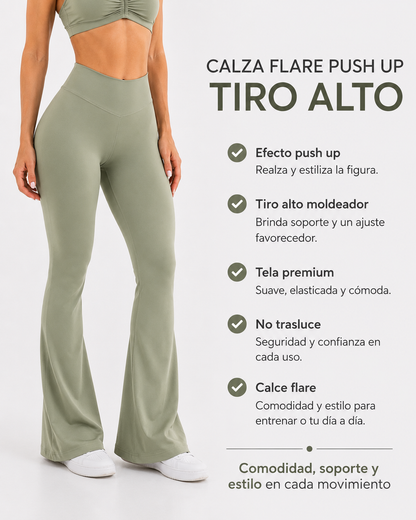 Calzas Flare con Push Up