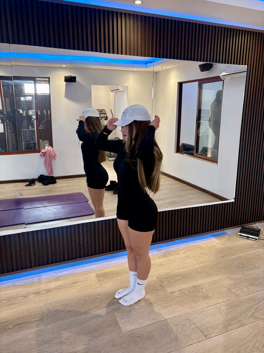 Conjunto Enterito Manga larga Cierre Push Up