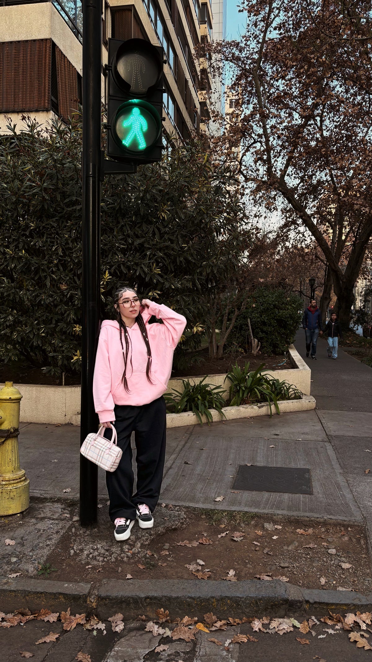 HOODIE MANGA GLOBO PINK