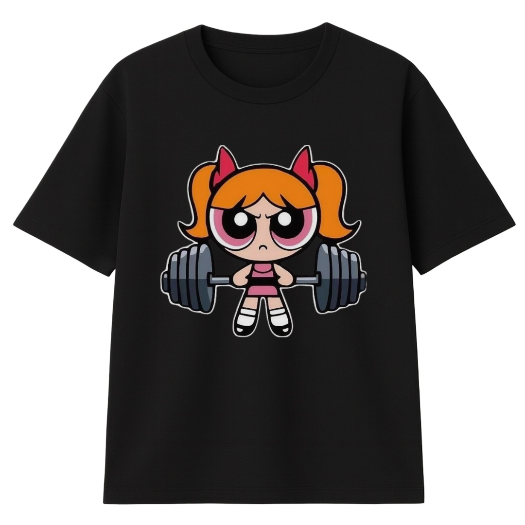 Polera  Oversize Gym Bombón barra