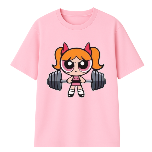 Polera  Oversize Gym Bombón barra